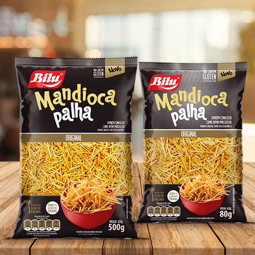 Embalagem para Mandioca Palha