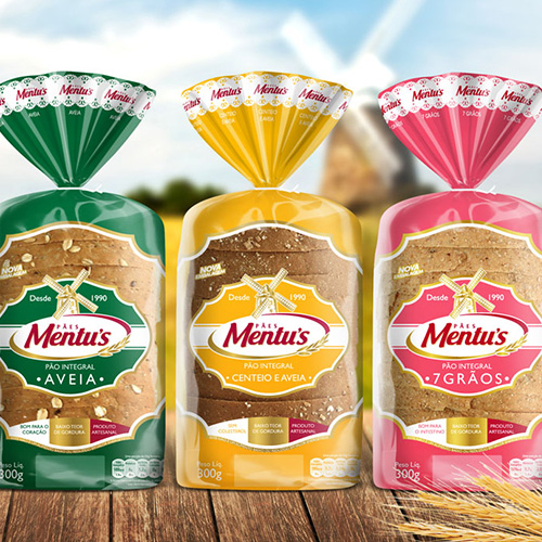 Embalagem para Pães Mentu's