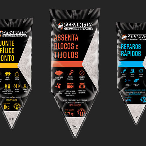 Embalagem para Bisnagas de Argamassa