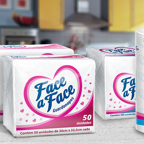 Embalagem para Guardanapo Face a Face
