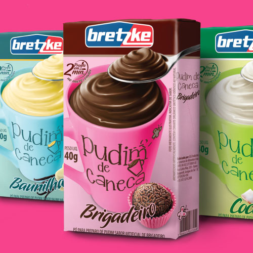 Embalagem para Pudim de Caneca