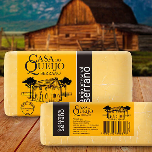 Rótulo para Casa do Queijo