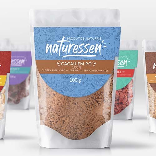 Diseño de Etiquetas para Productos Naturales Naturessen