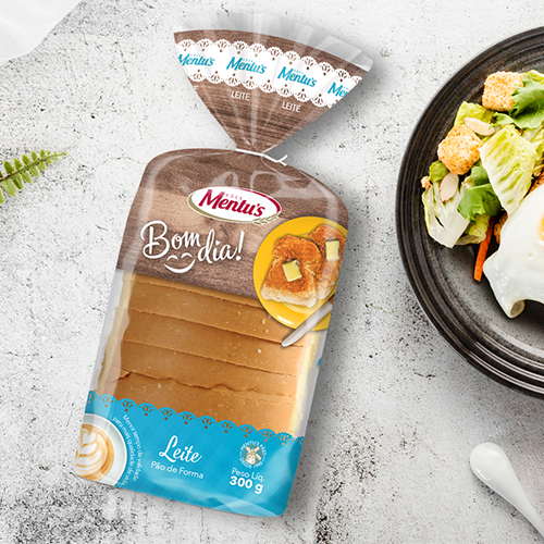 Embalagem para Pão de Forma Mentu's Pães